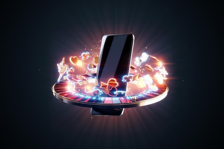 Meja permainan live casino dengan dealer profesional berinteraksi